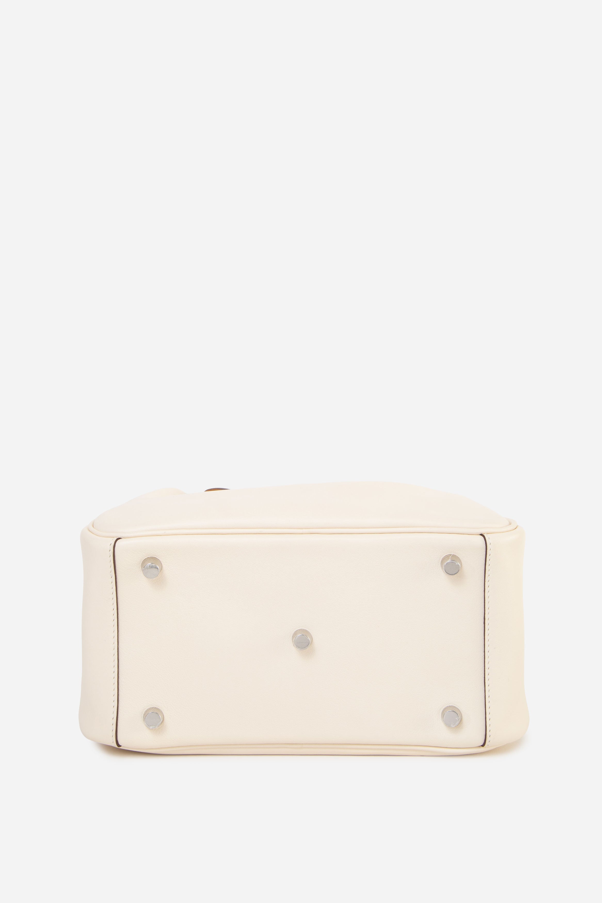 Hermes 2021 White Swift Leather Lindy 26