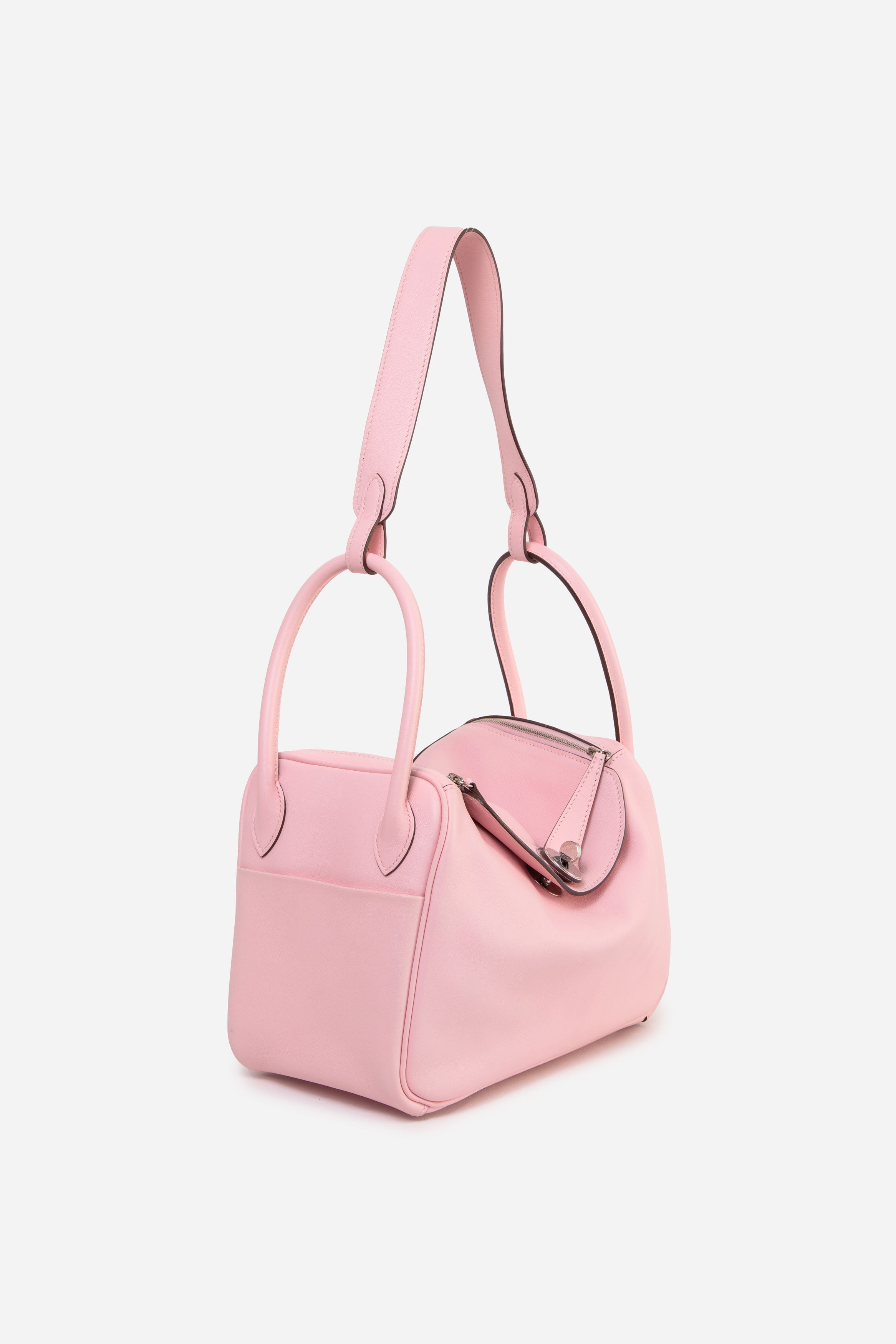 Hermes 2016 Pink Swift Leather Lindy 26 Shoulder Bag