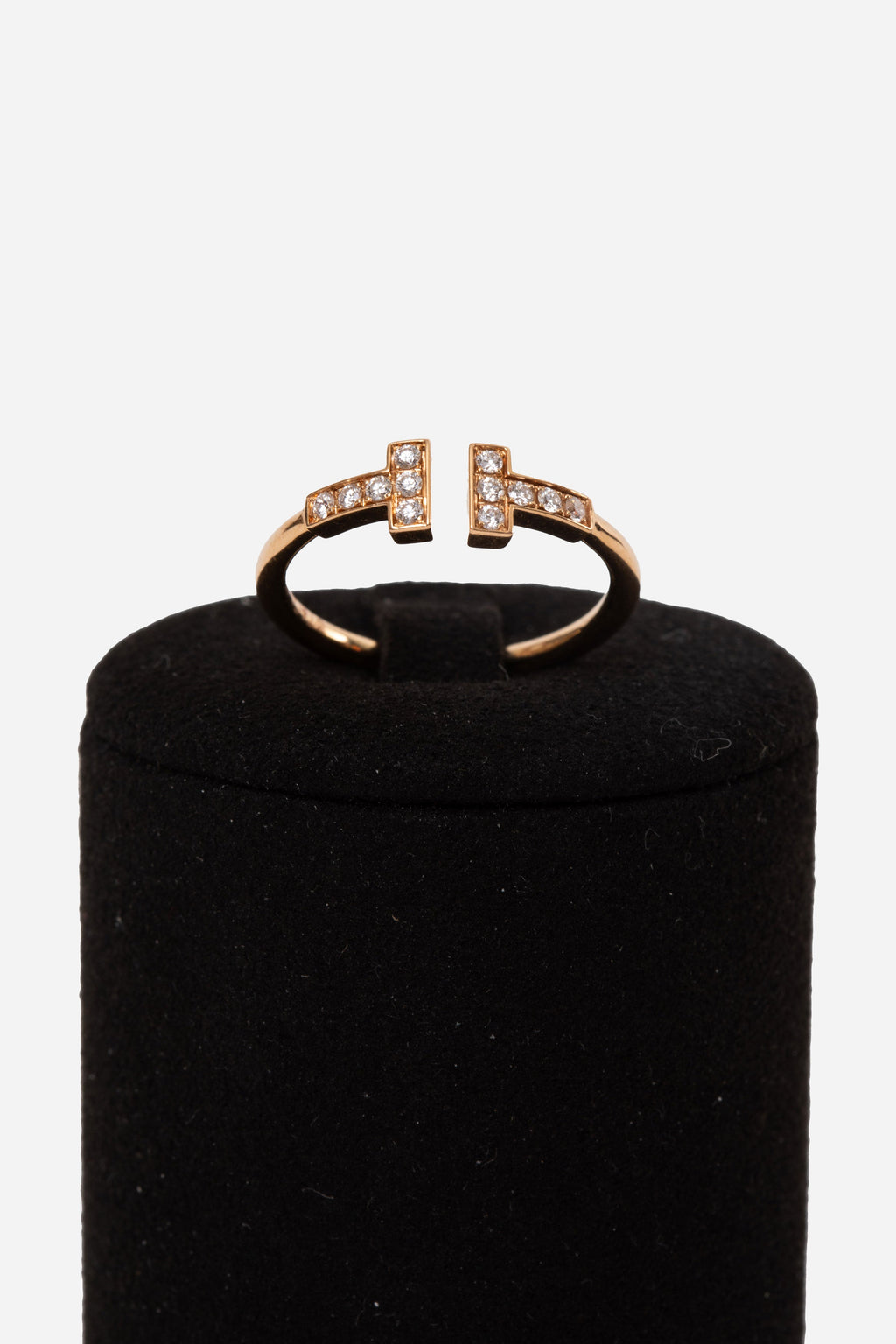 Tiffany T Diamond 18K Wire Ring