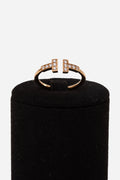 Tiffany T Diamond 18K Wire Ring