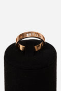 Tiffany & Co. 18K Rose Gold Diamond Atlas Band Ring