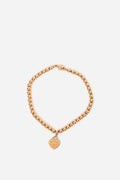 Tiffany & Co. 18K Heart Tag Bead Bracelet in Yellow Gold