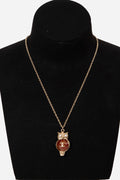 Pre-Owned Chanel 2018 Owl Pendant Necklace