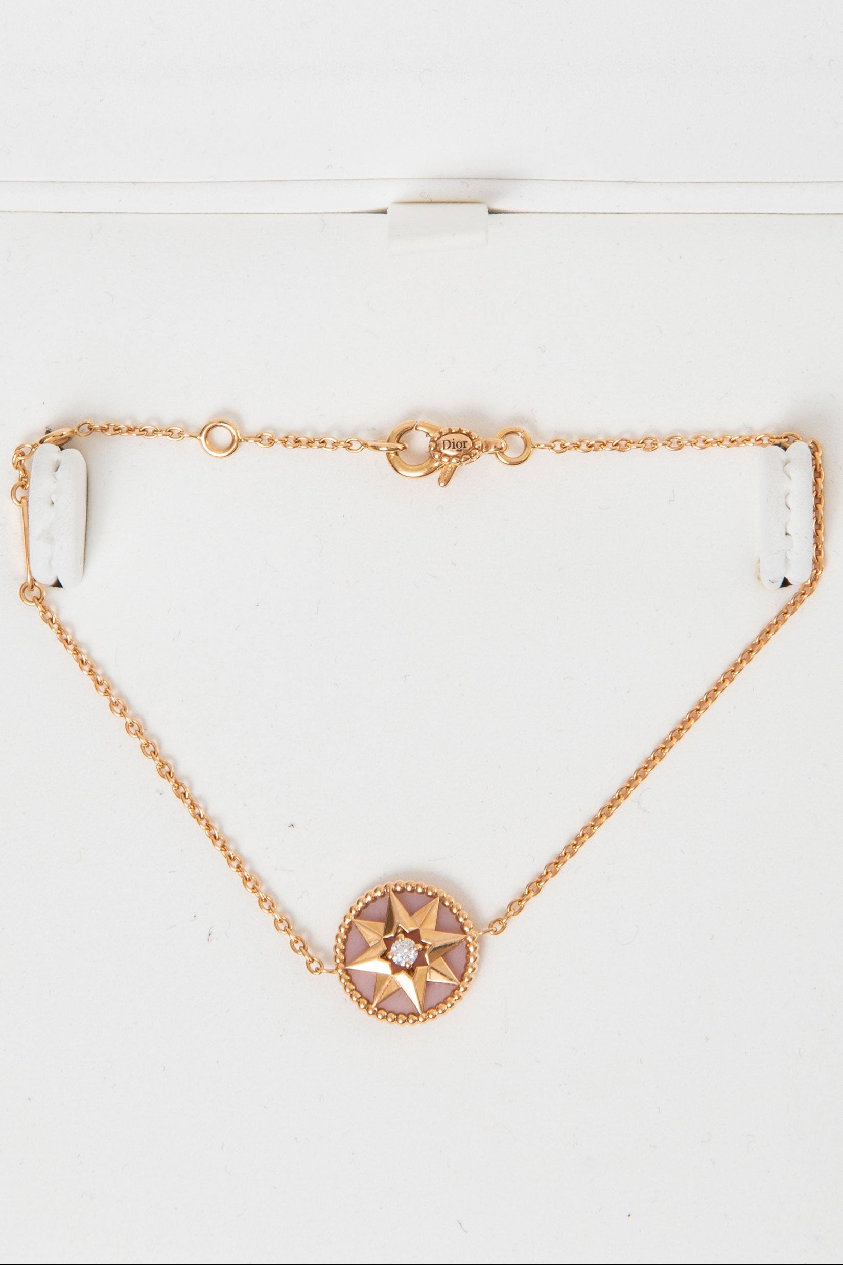 Christian Dior Rose des Vents Bracelet 18K/Diamond/Pink Opal