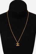 Pre-Owned Chanel CC Gold-Tone Necklace