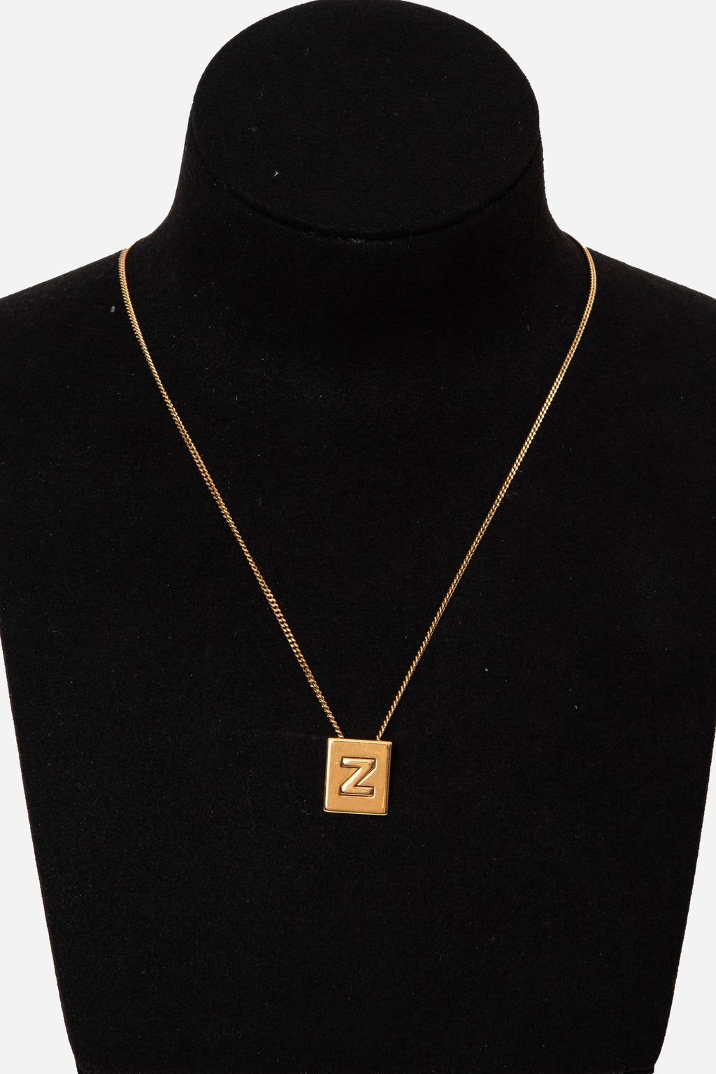 Celine Alphabet Z Necklace