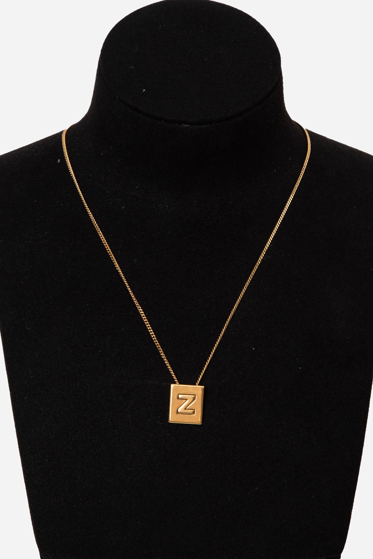 Celine Alphabet Z Necklace