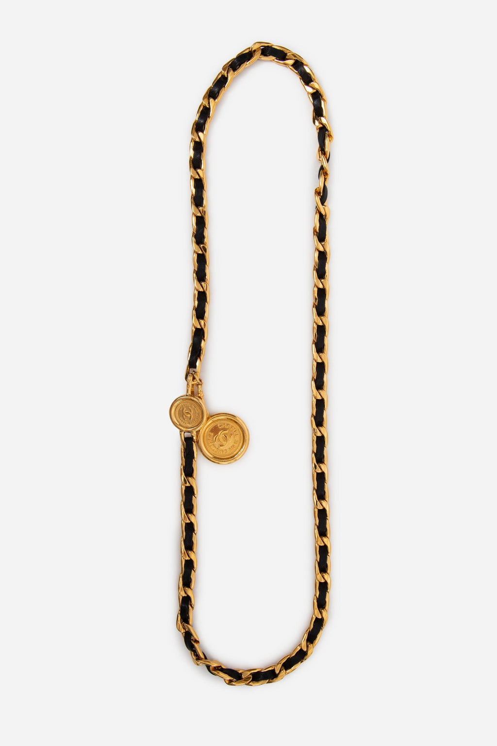 Pre-Owned Chanel 1995 Medallion Chain Belt
