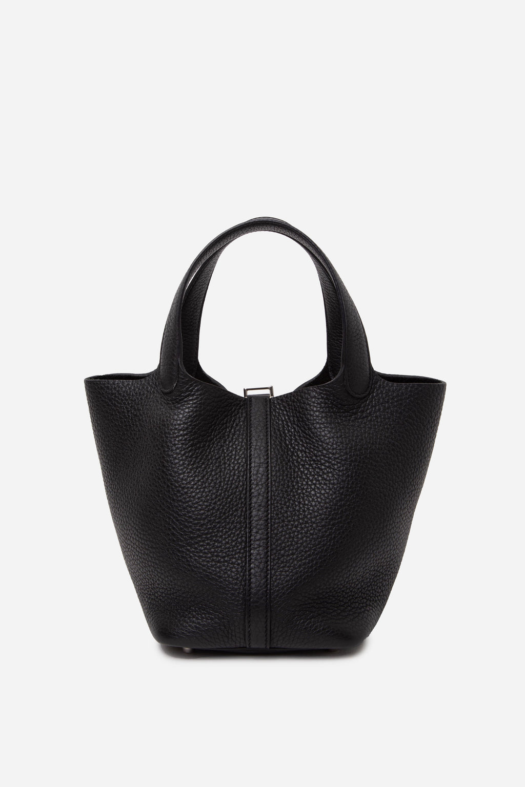 Hermès 2021 Black Clemence Picotin 18 Handbag