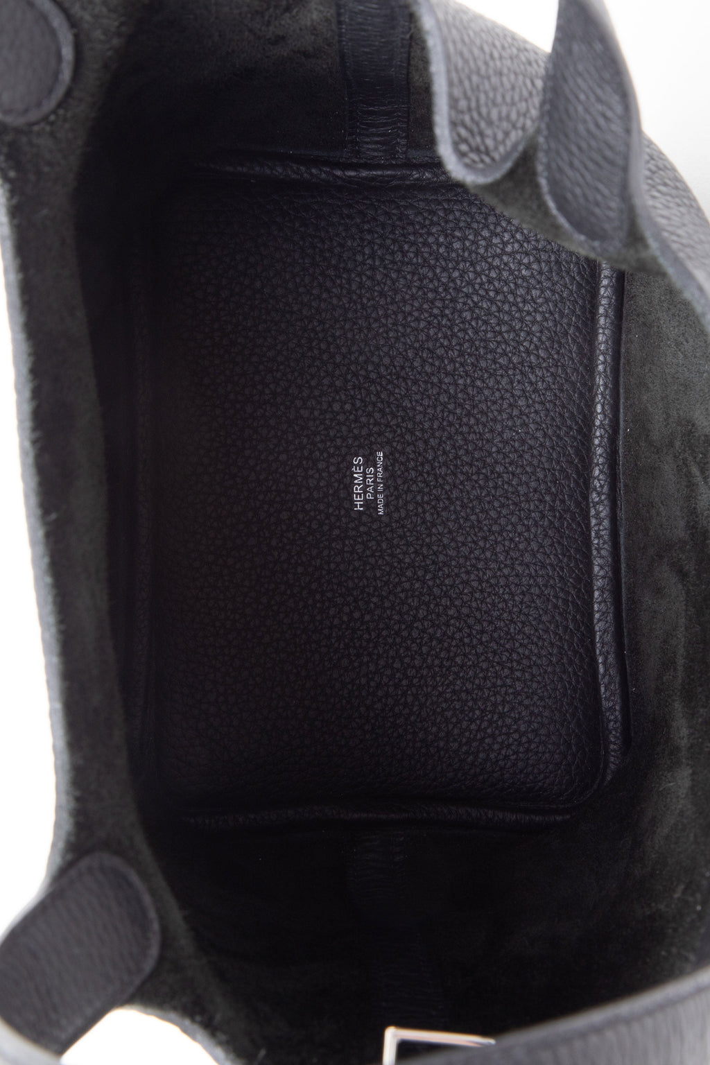Hermès 2021 Black Clemence Picotin 18 Handbag