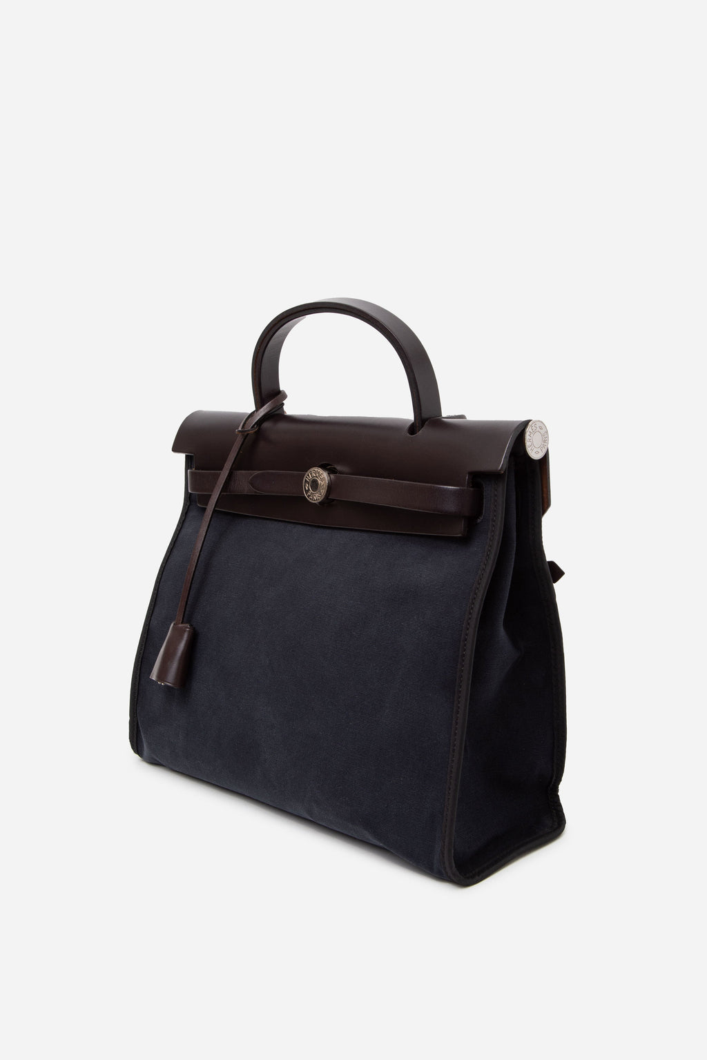 Hermes 2011 Black Canvas Herbag 31