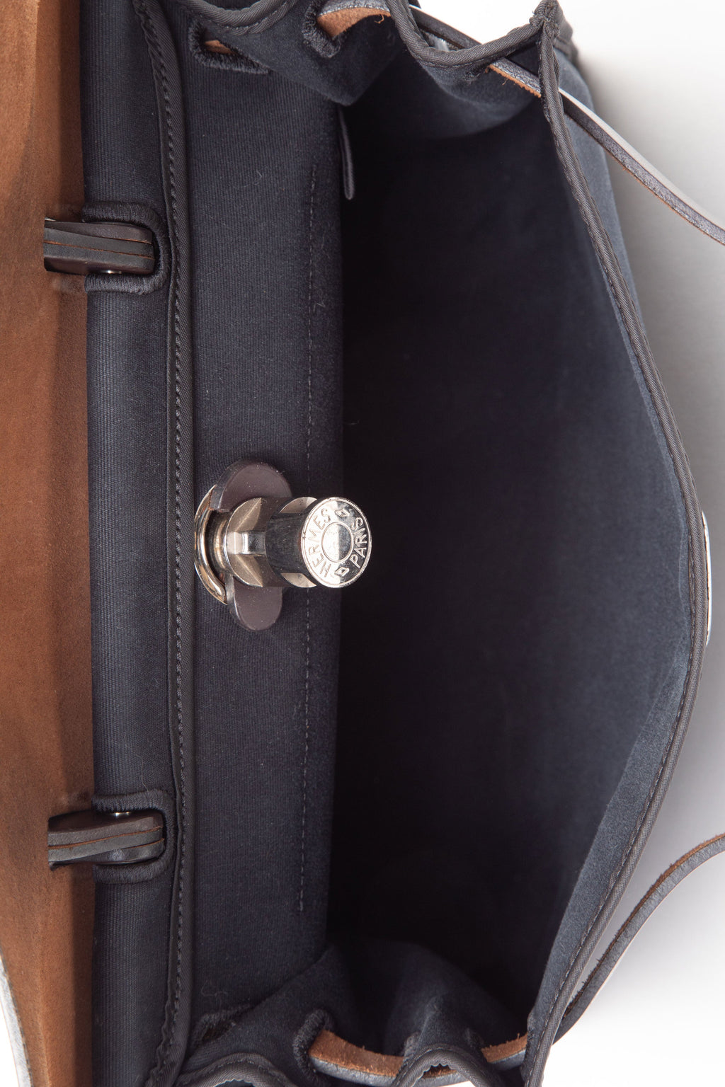 Hermes 2011 Black Canvas Herbag 31