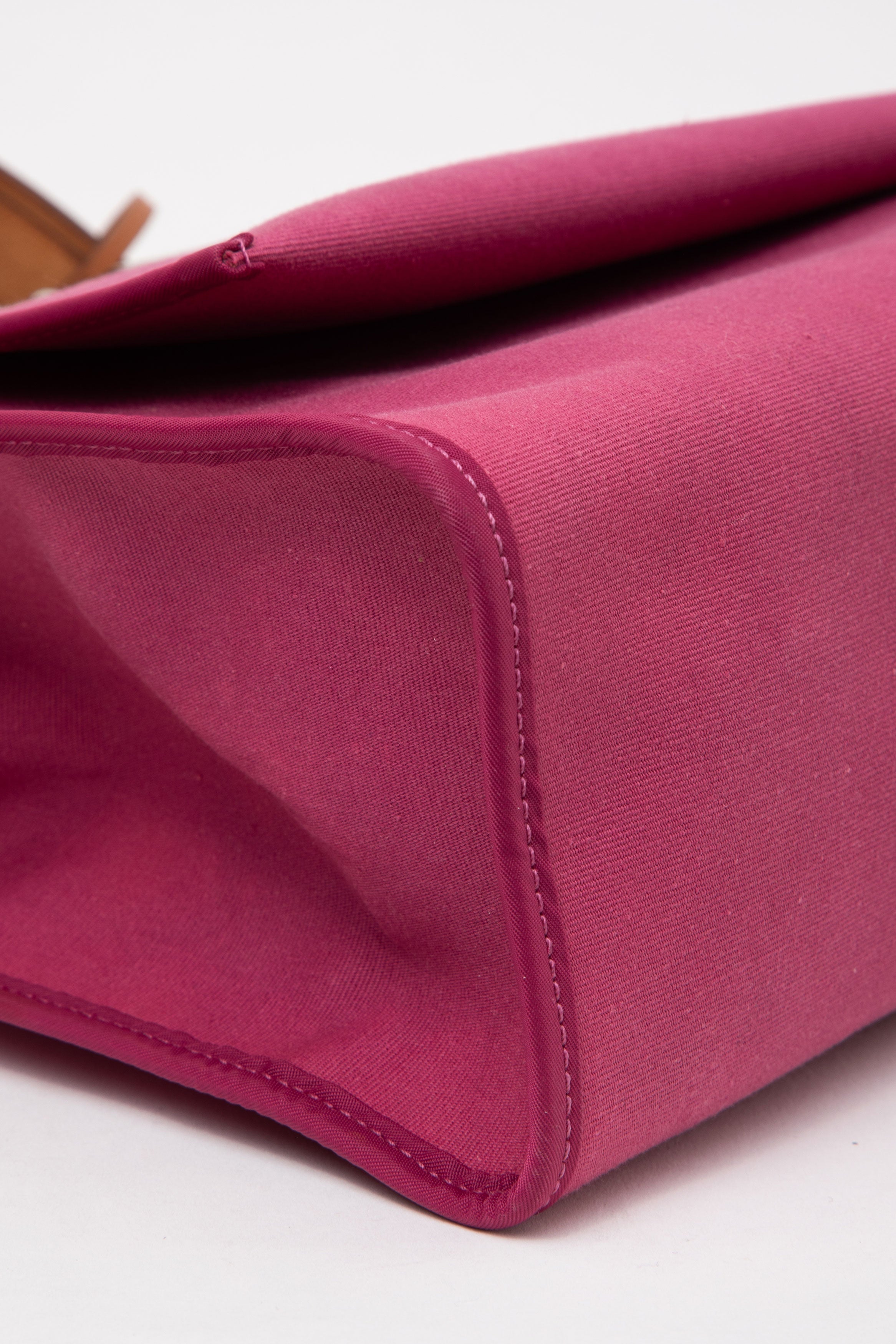 Hermès 2011 Pink Canvas Herbag 31 Shoulder Bag