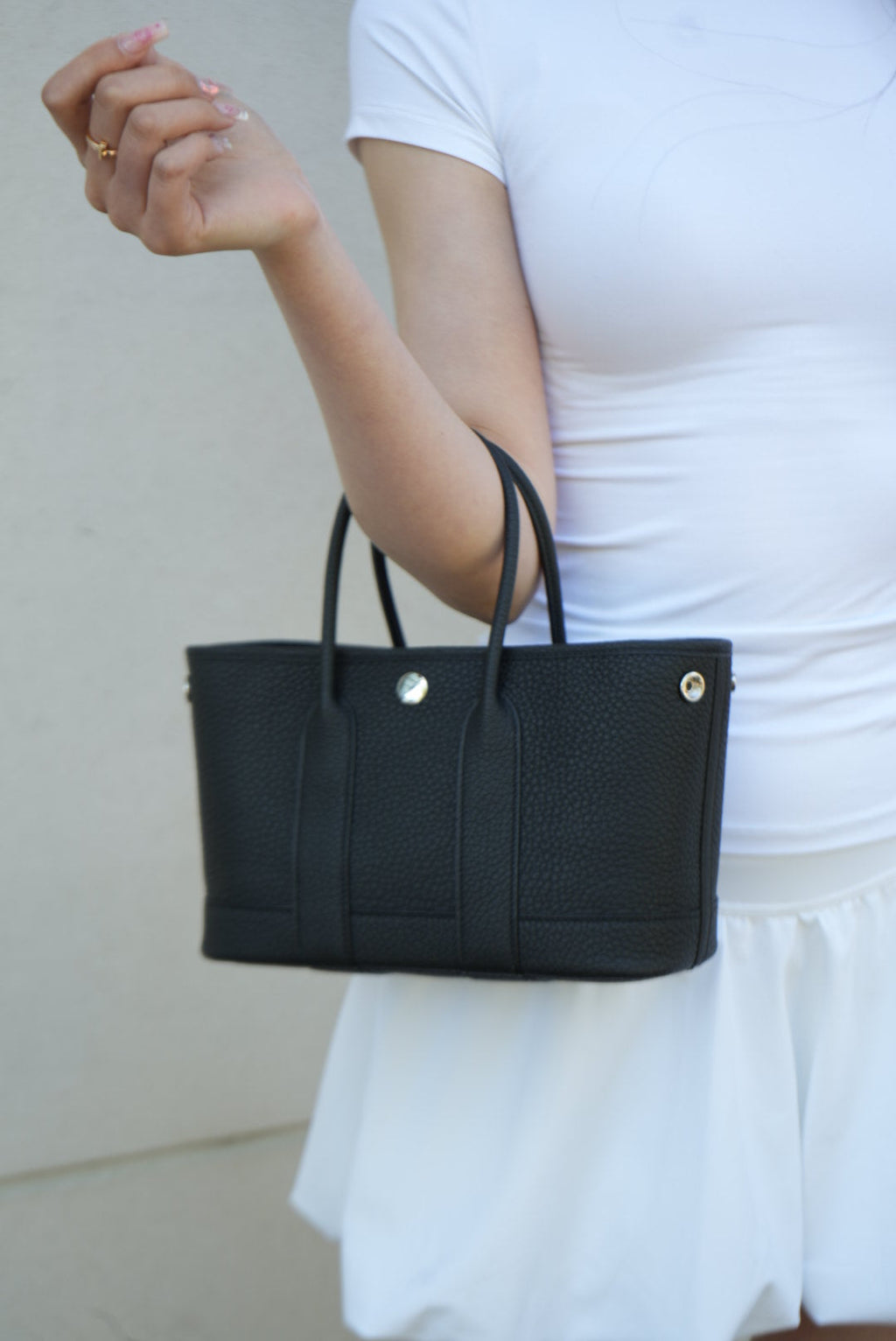 Hermes 2025 Black Negonda Leather Mini Garden 23