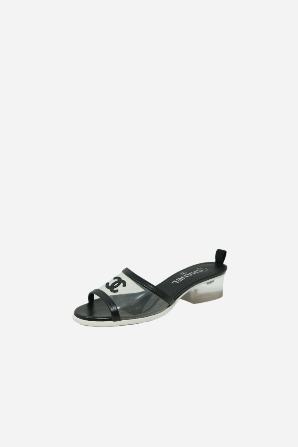 Pre-owned Chanel PVC/Leather Sandals Size 37