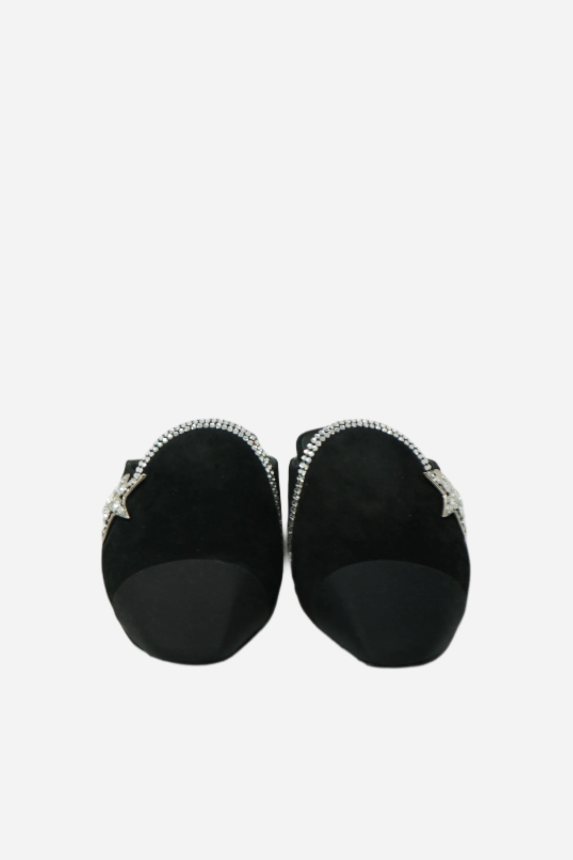 Pre-Owned Chanel Suede Mules Size 36.5