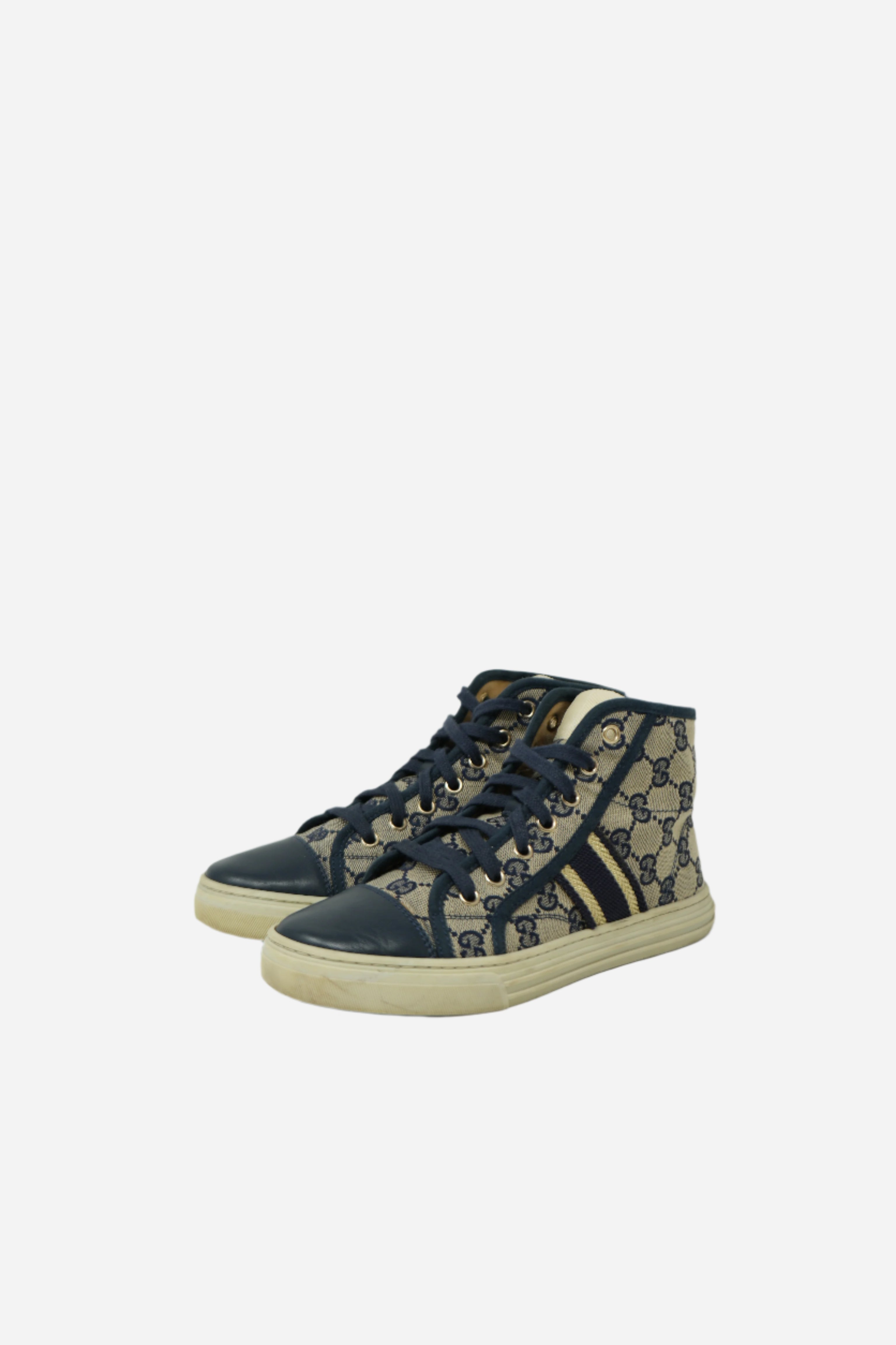 Gucci GG Canvas High-Top Sneaker Size 35