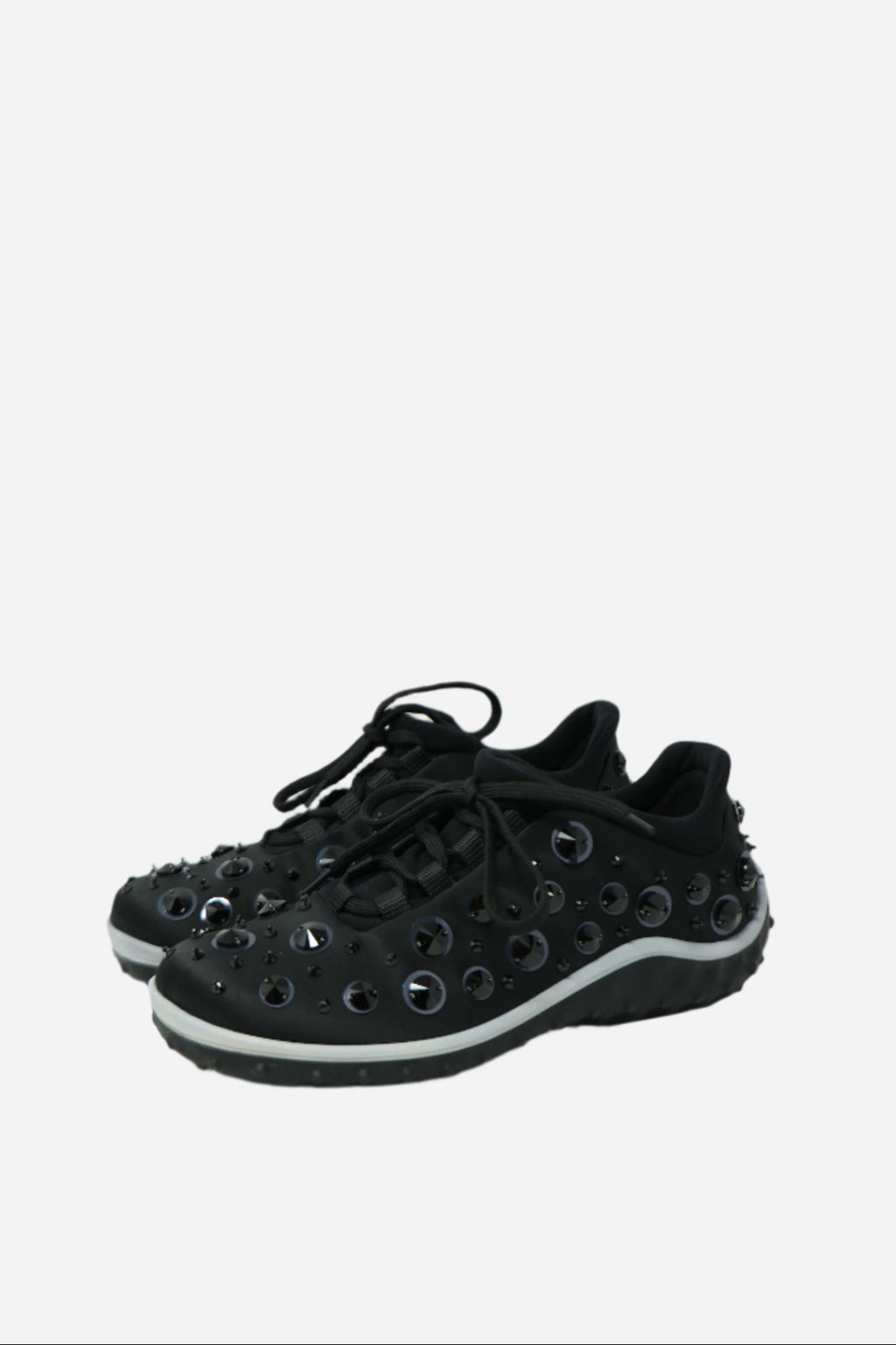 Miu Miu Embellished Nylon Sneakers Size 6