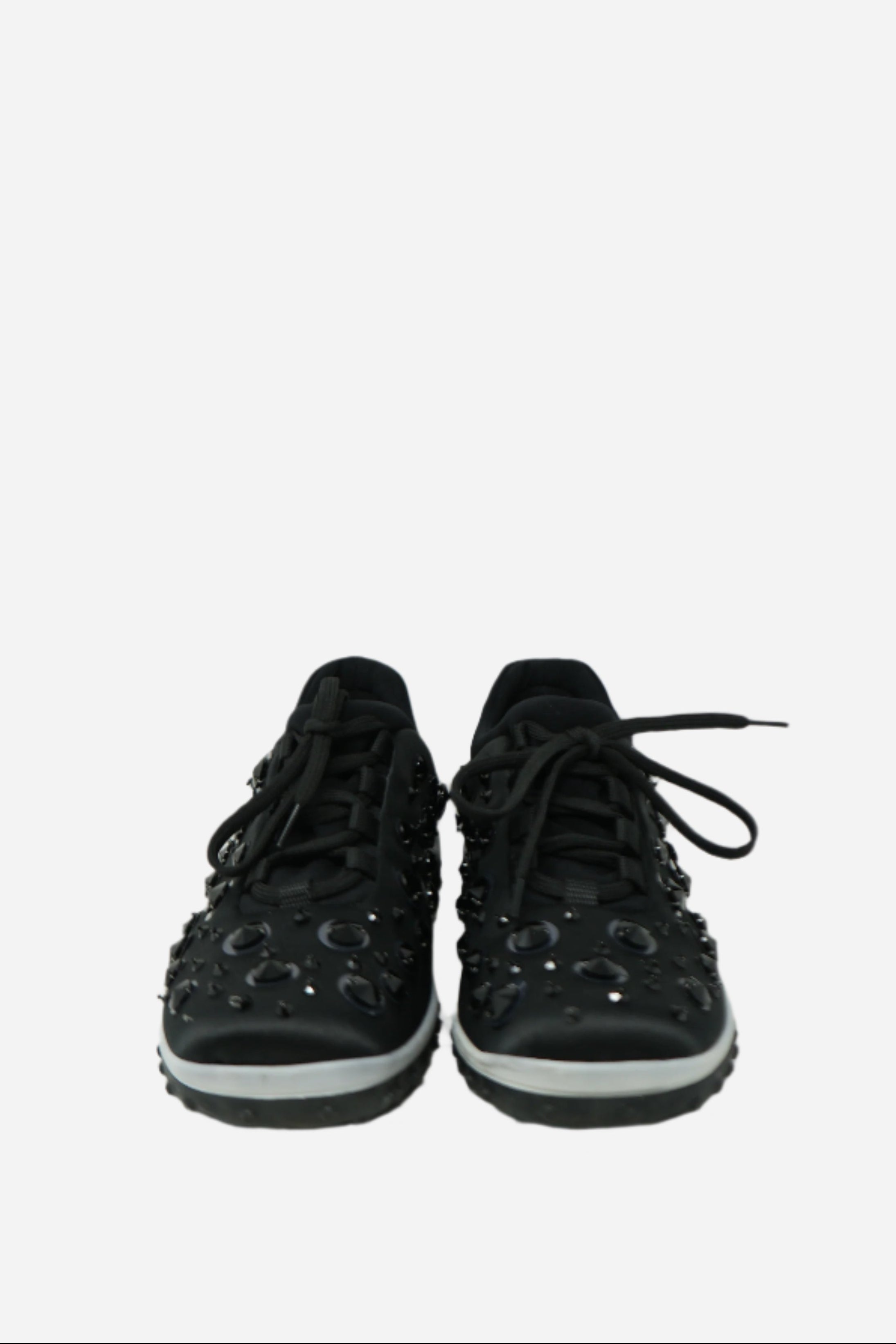 Miu Miu Embellished Nylon Sneakers Size 6