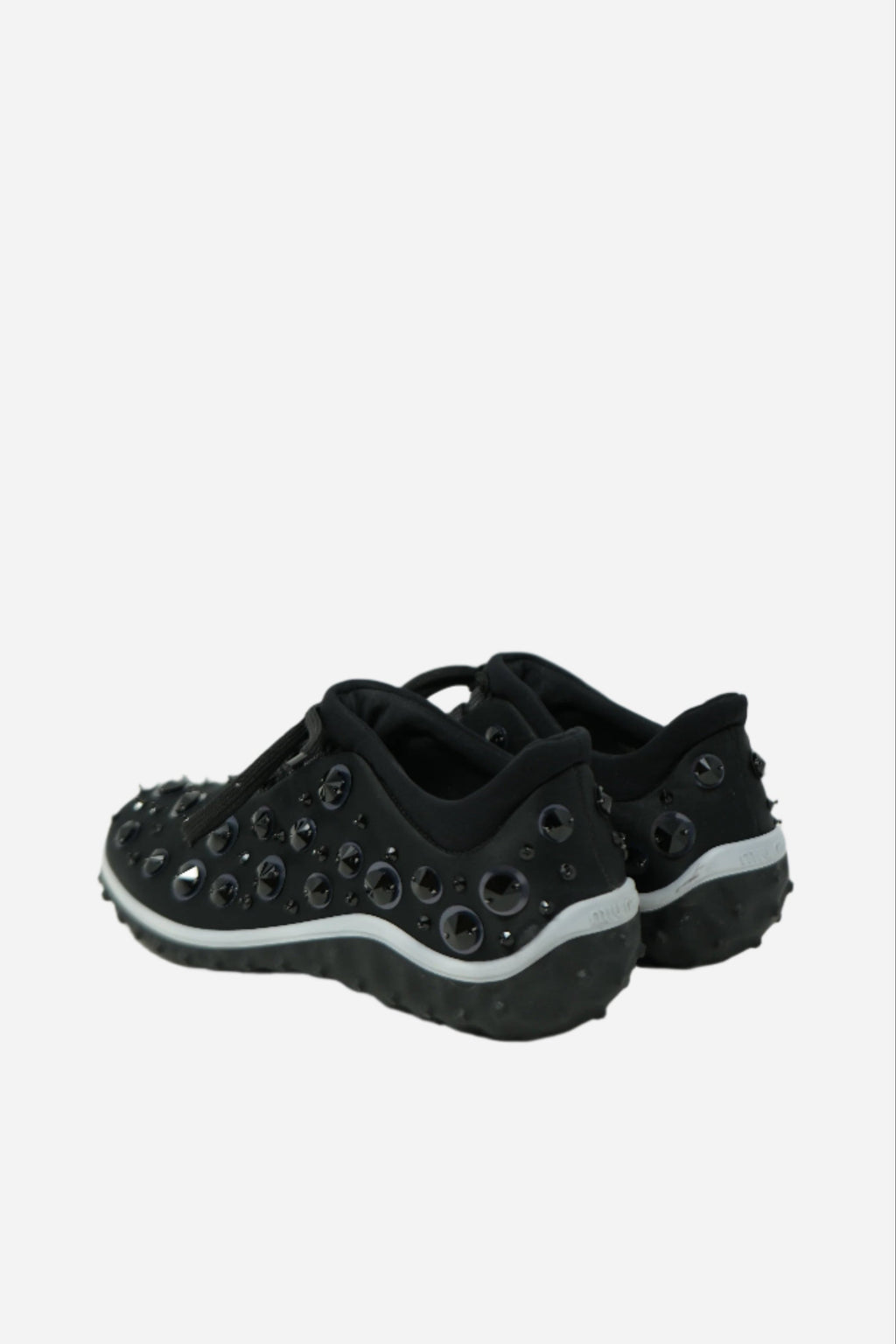 Miu Miu Embellished Nylon Sneakers Size 6