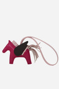 Hermes 2021 Framboise Grigri Rodeo PM Bag Charm