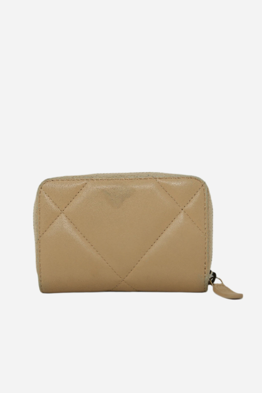 Pre-Owned Chanel Lambskin 19 Card Holder
