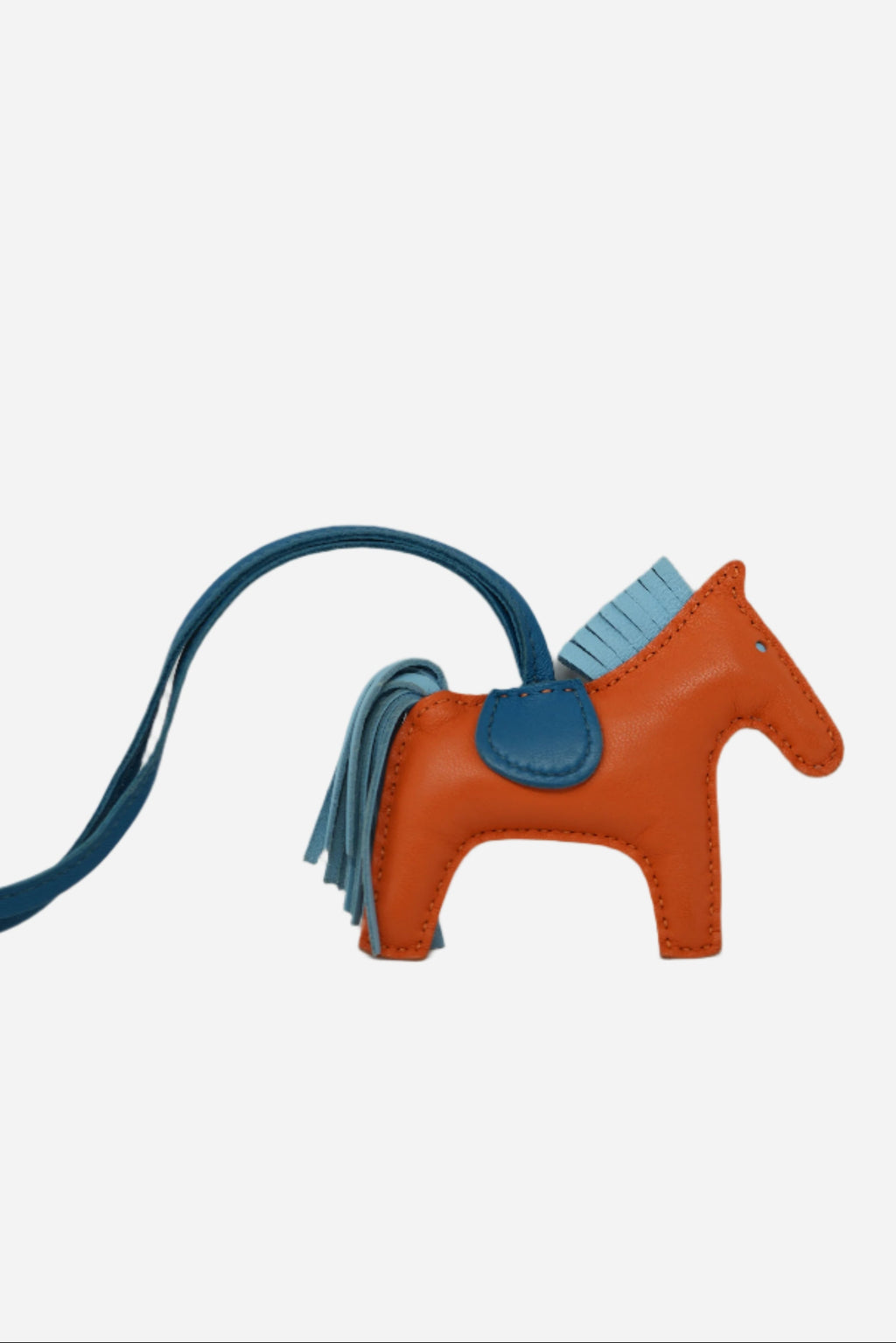Hermes Leather Orange Rodeo PM