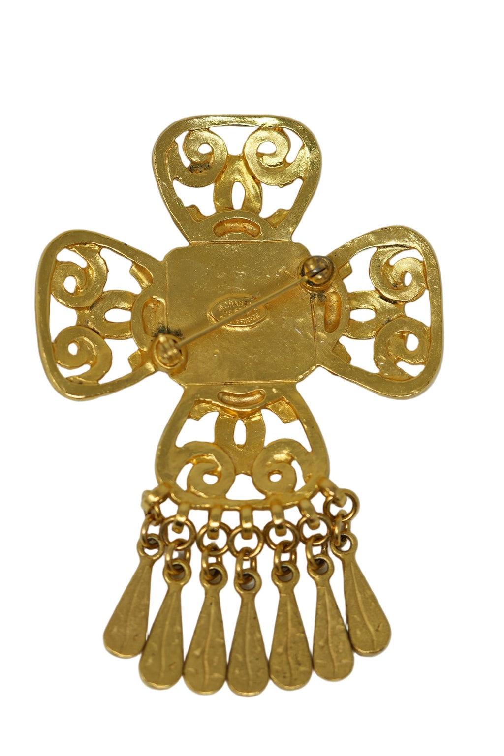 Pre-Owned Chanel 1995 Dangling CC Brooch