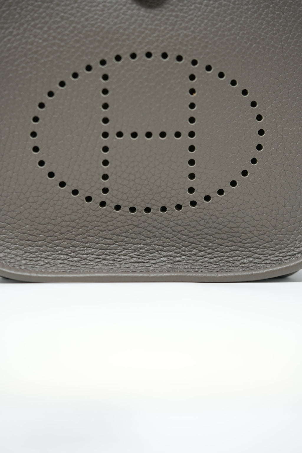 Hermes 2019 Evelyne Mini Gris Etain TC Leather