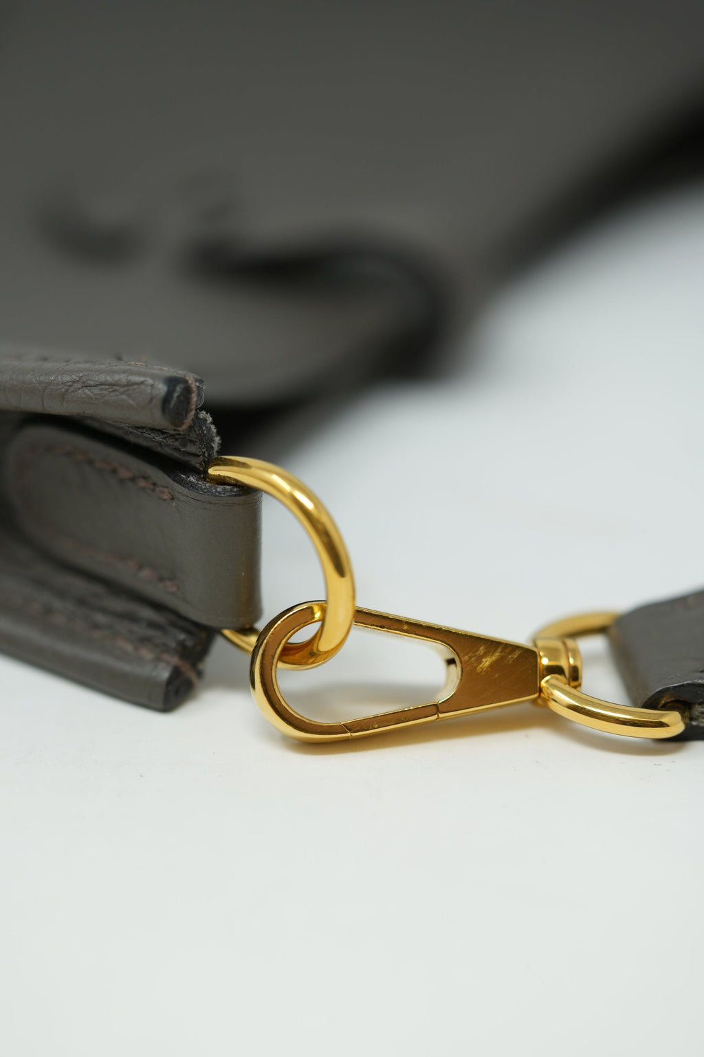 Hermes 2019 Evelyne Mini Gris Etain TC Leather