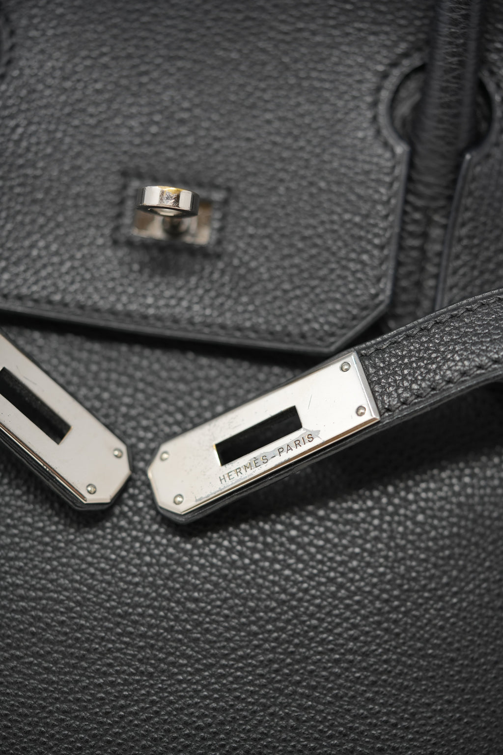 Hermes 2003 Birkin 30 Black PHW Togo