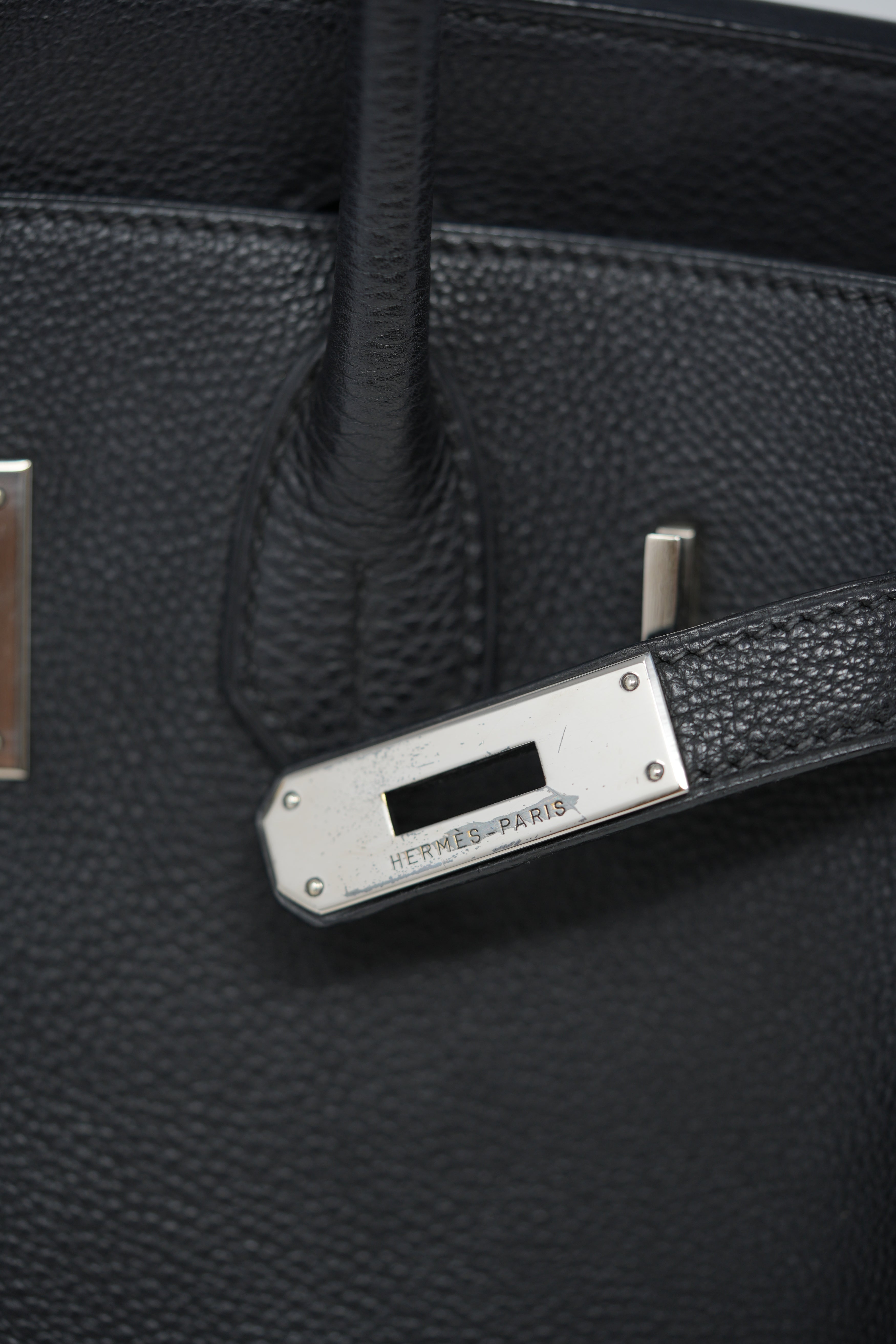 Hermes 2003 Birkin 30 Black PHW Togo