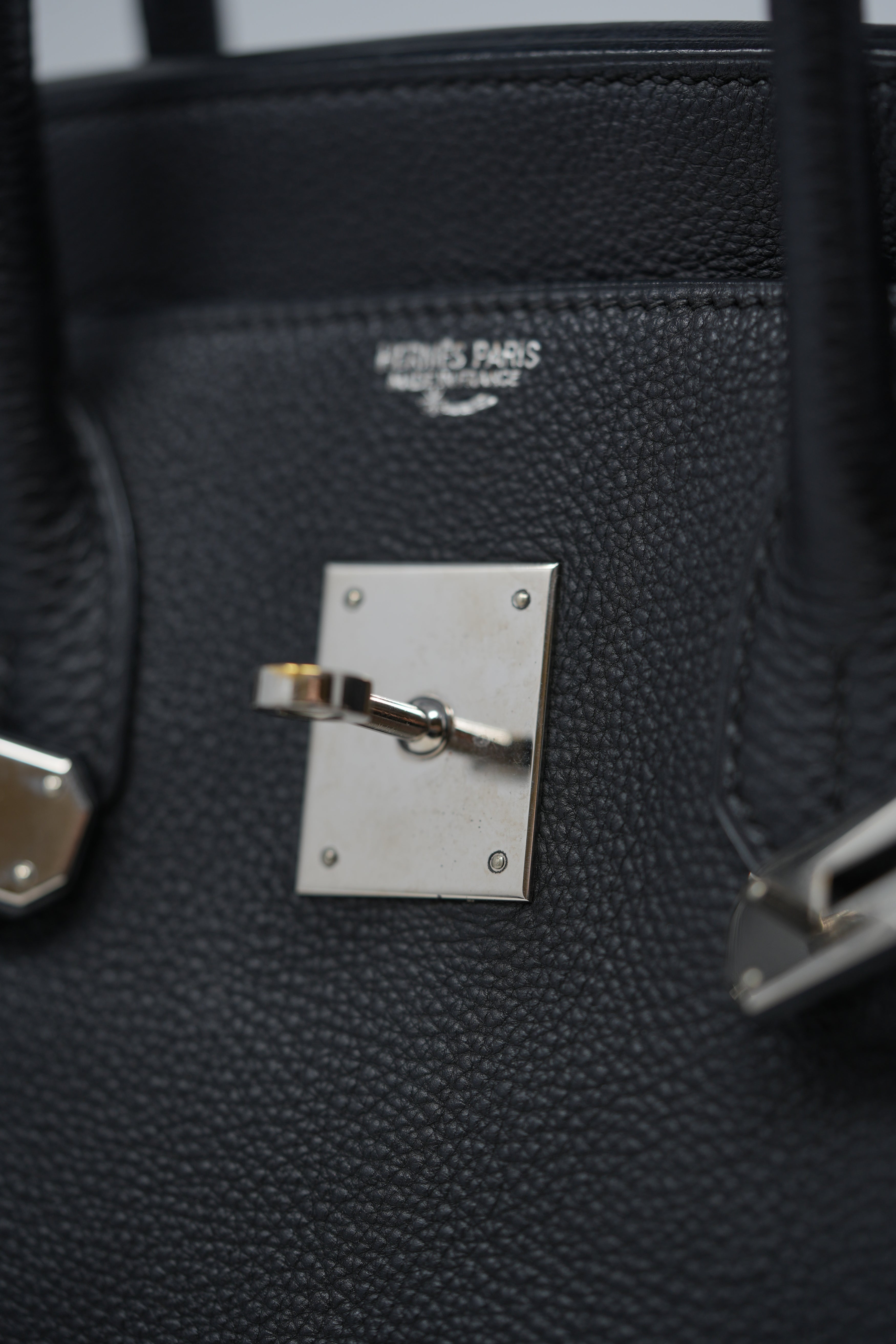 Hermes 2003 Birkin 30 Black PHW Togo