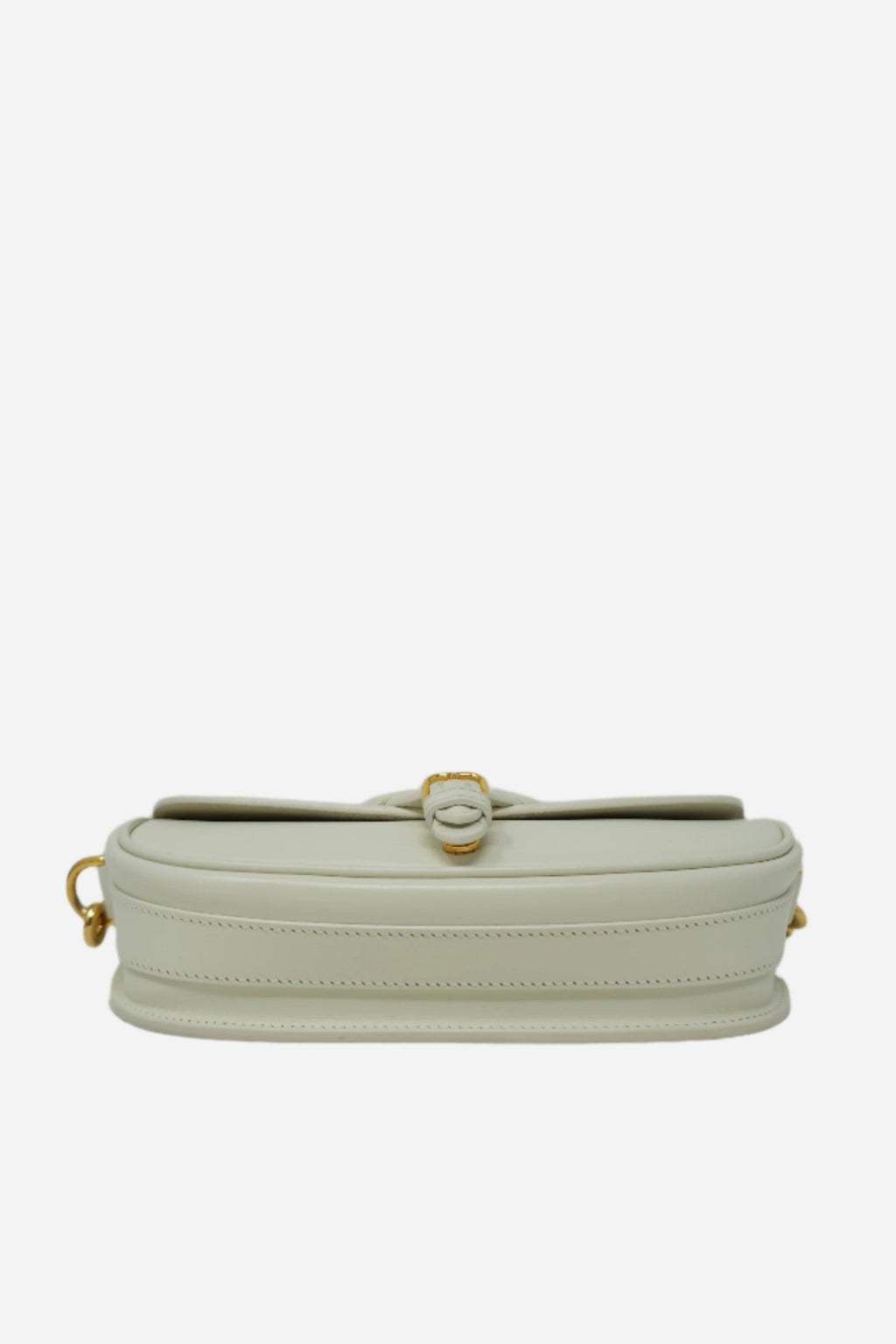 Dior White Calfskin East West Bobby Bag