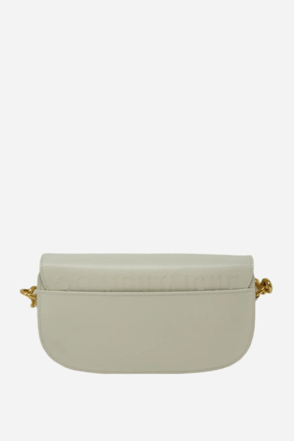 Dior White Calfskin East West Bobby Bag