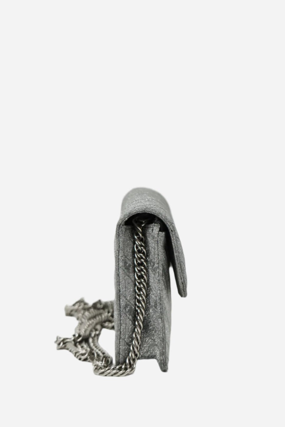 Balenciaga Silver Wallet On Chain