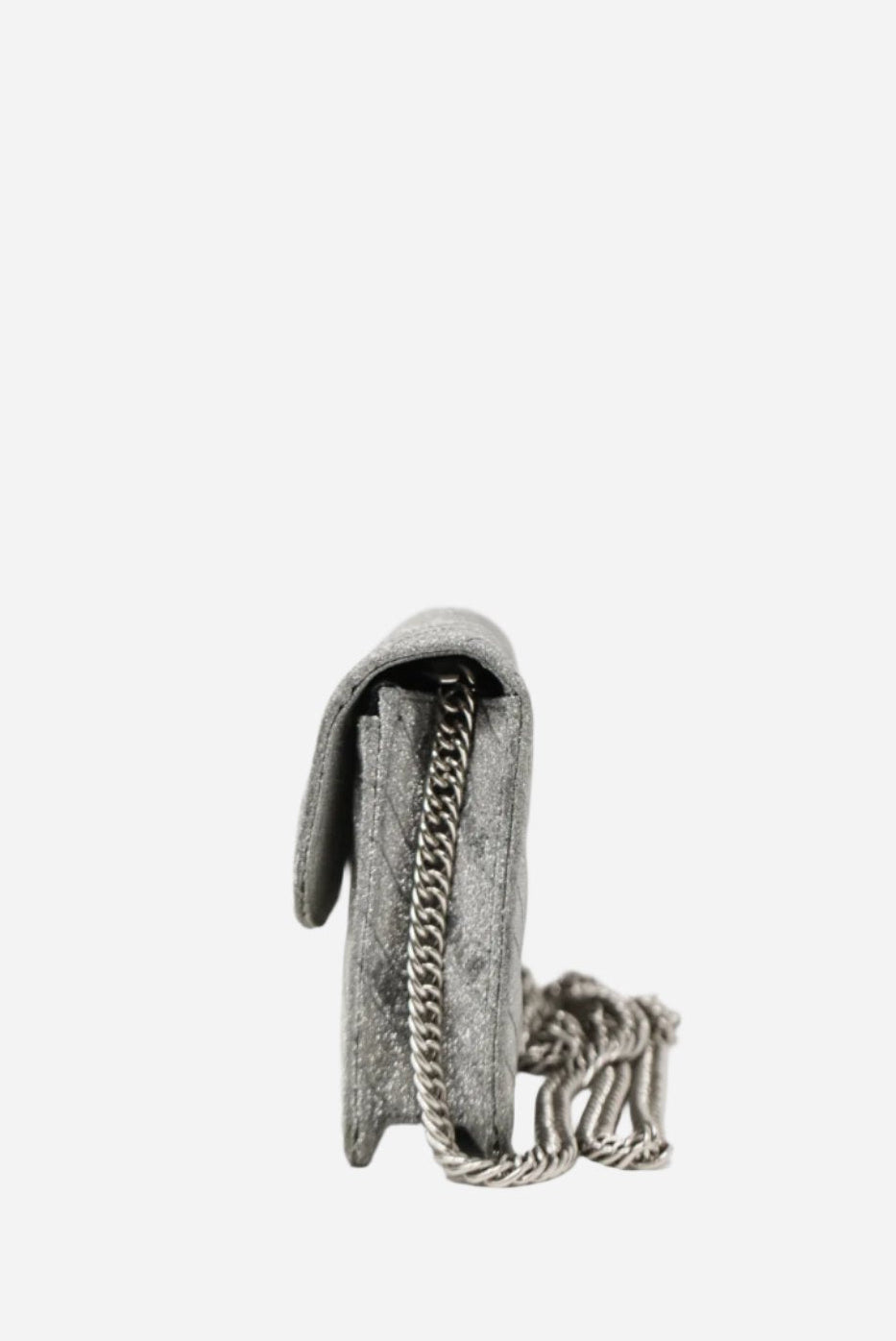 Balenciaga Silver Wallet On Chain