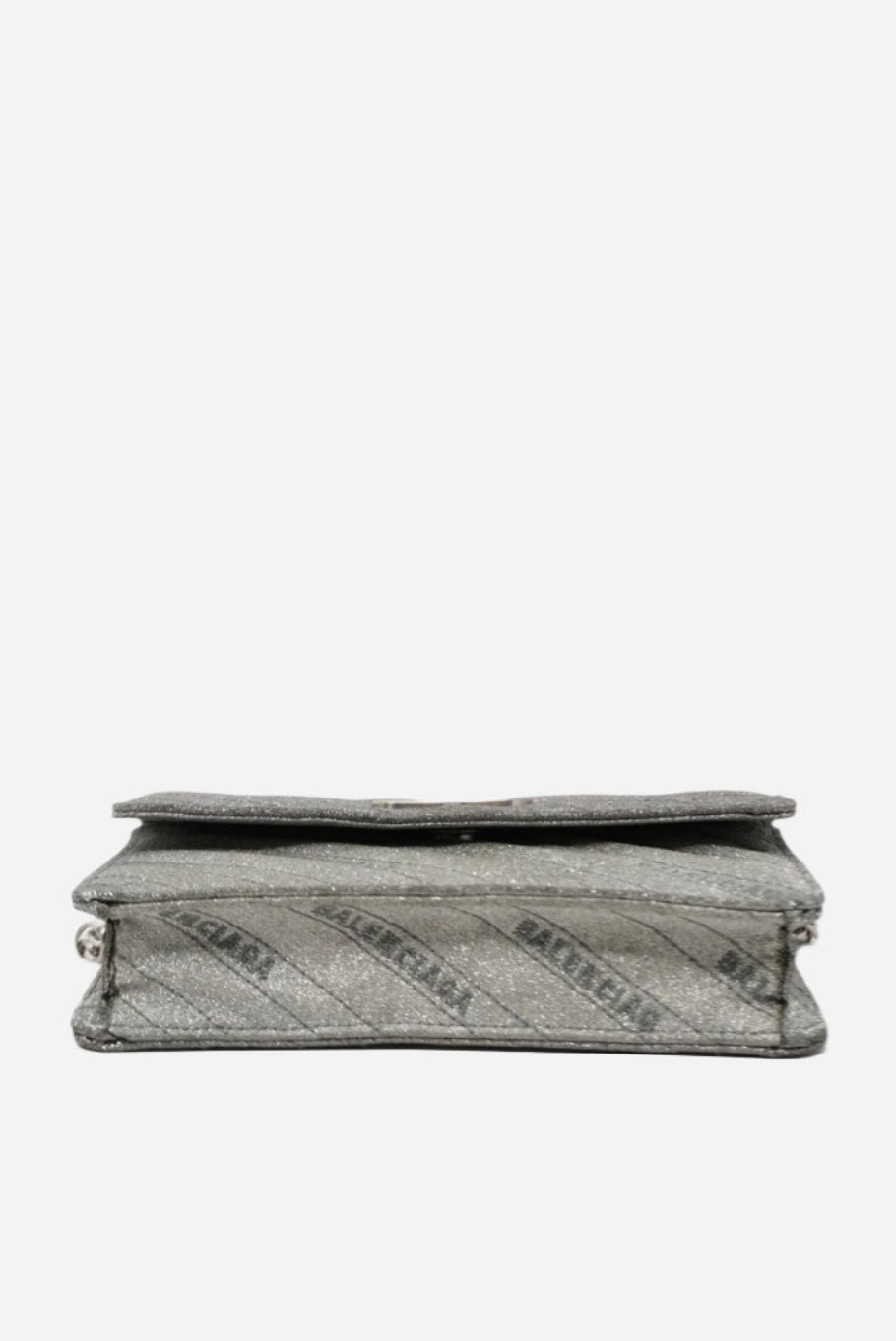 Balenciaga Silver Wallet On Chain