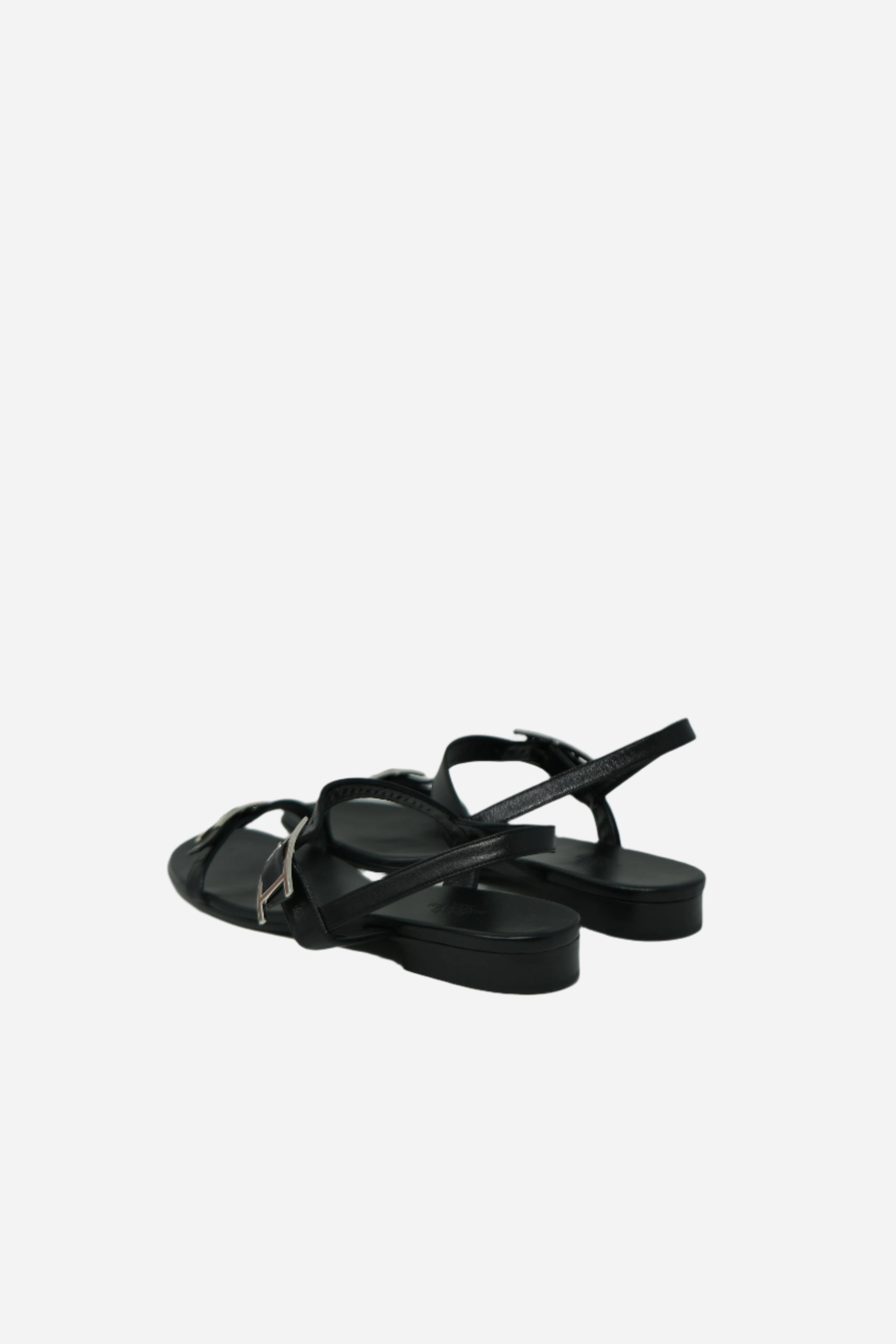 Hermes Egerie Yellow H Buckle Sandals Size 40