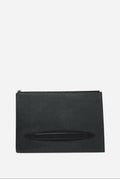 Salvatore Ferragamo Black Clutch Bag