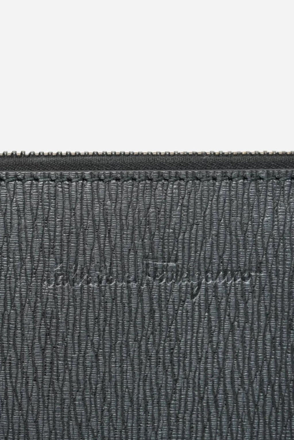 Salvatore Ferragamo Black Clutch Bag