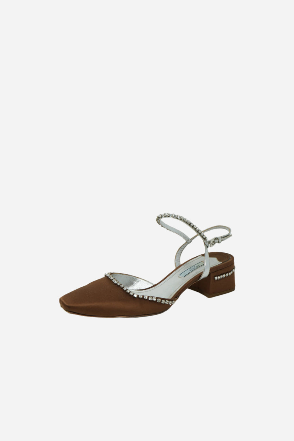 Prada Satin Square Toe Sandals Size 39