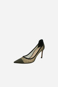 Dior Mesh Polka Pointed Pumps Size 39.5