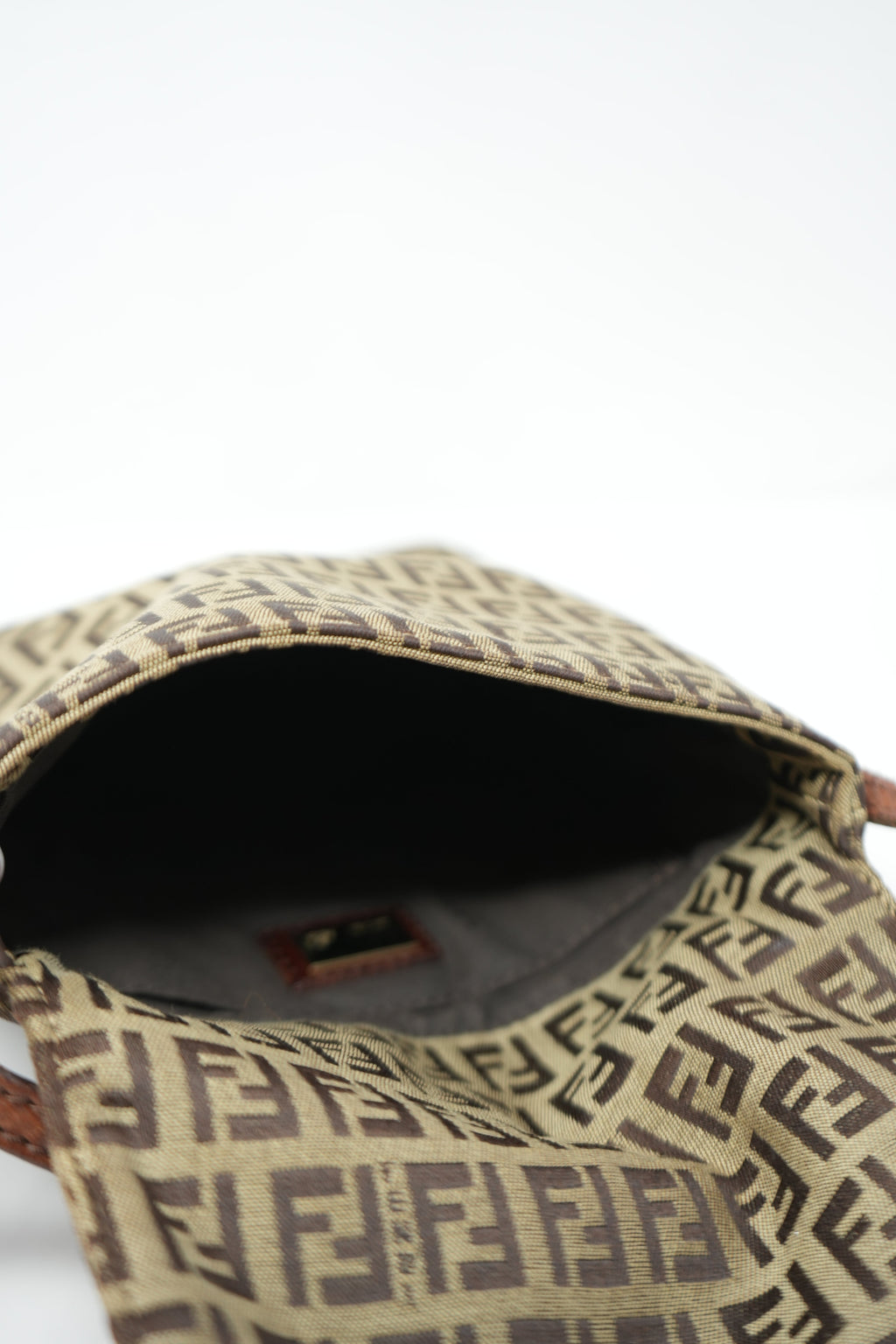 Fendi Vintage Zucca Crossbody Bag
