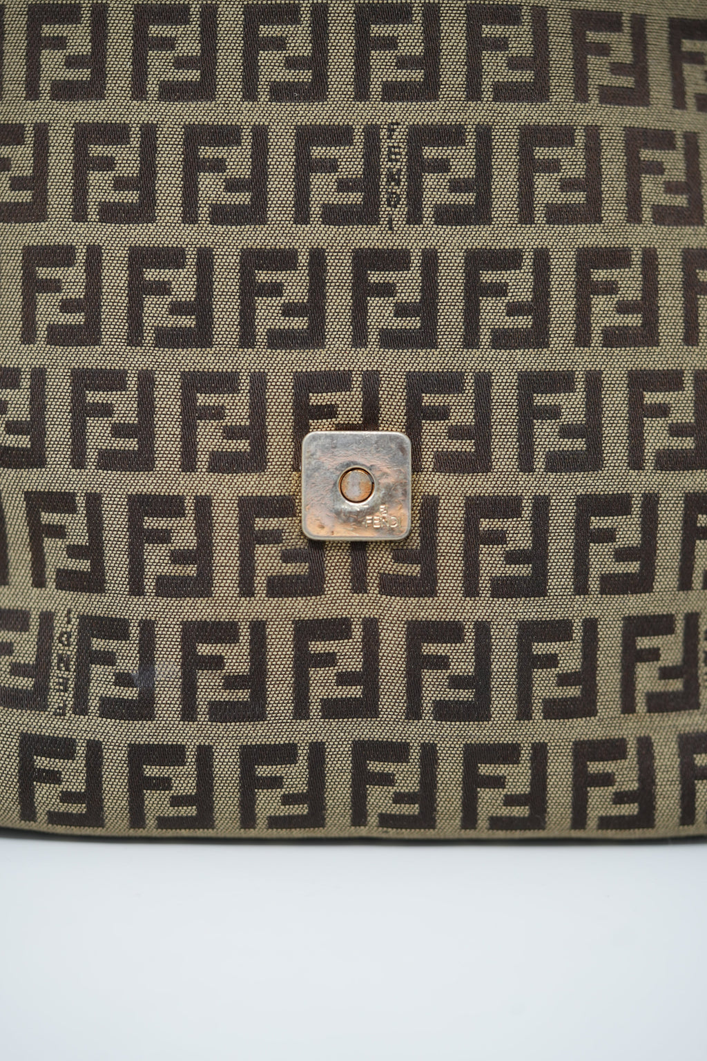 Fendi Vintage Zucca Crossbody Bag