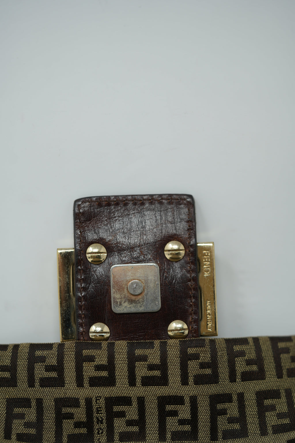 Fendi Vintage Zucca Crossbody Bag