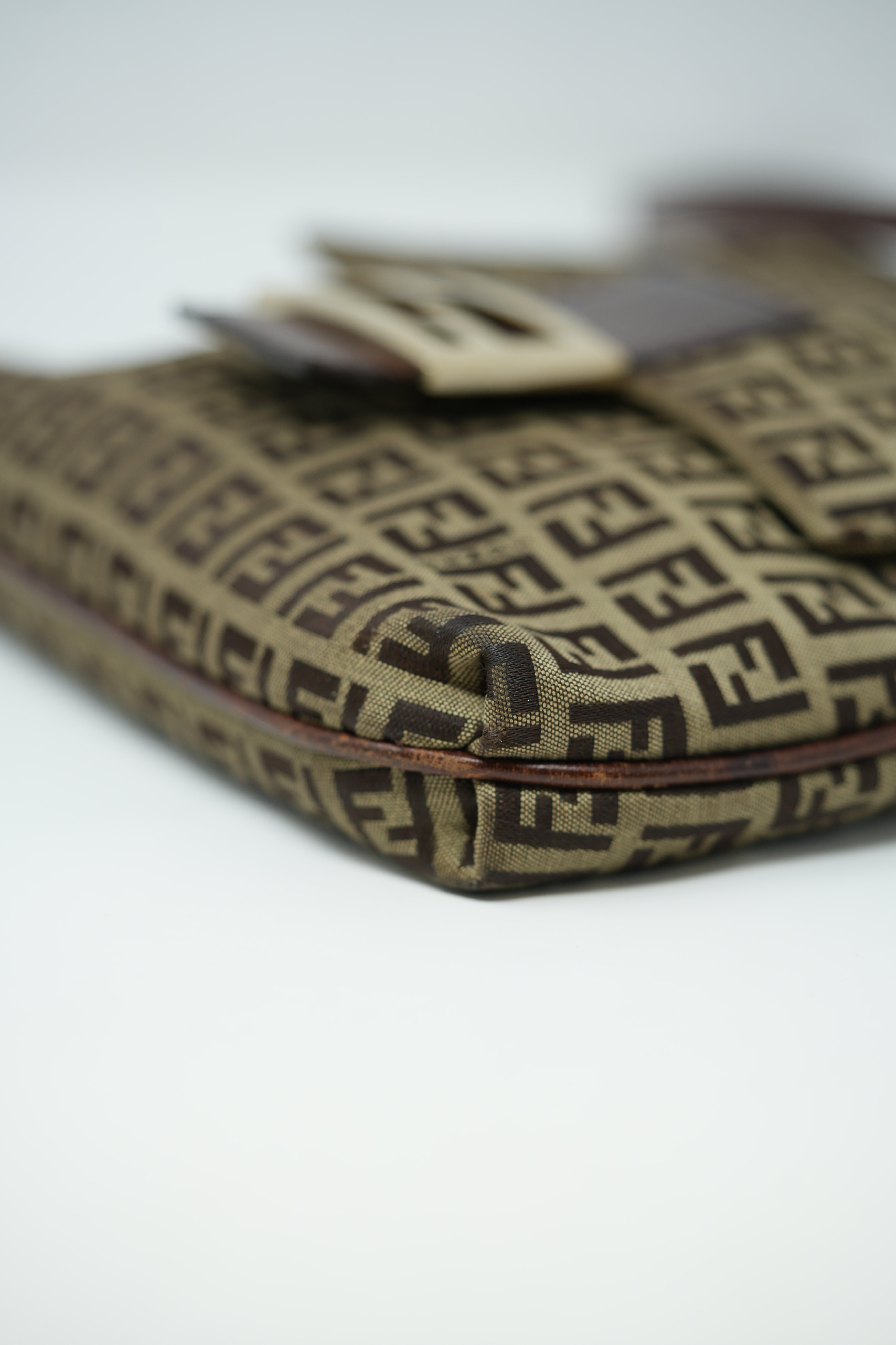 Fendi Vintage Zucca Crossbody Bag