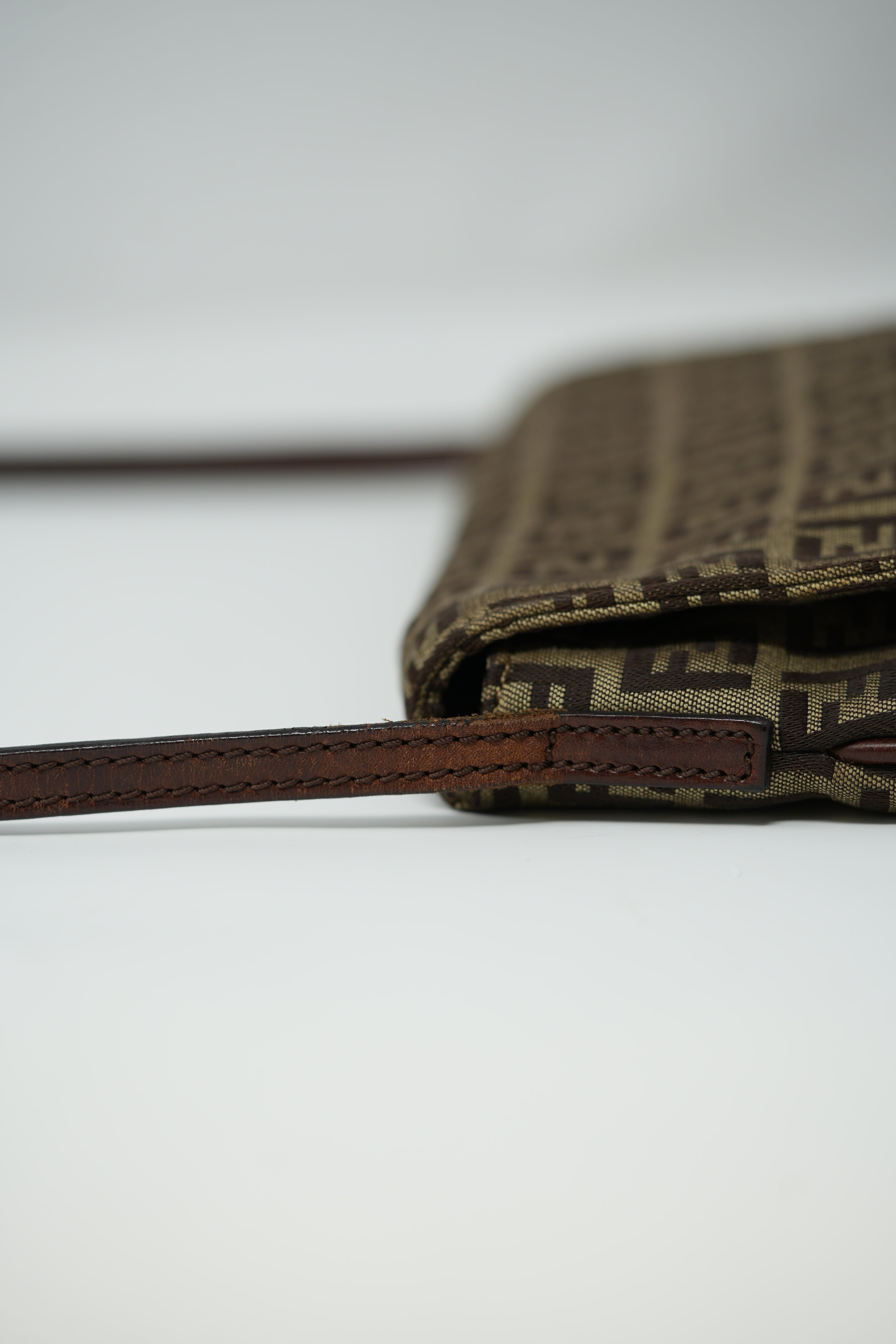 Fendi Vintage Zucca Crossbody Bag