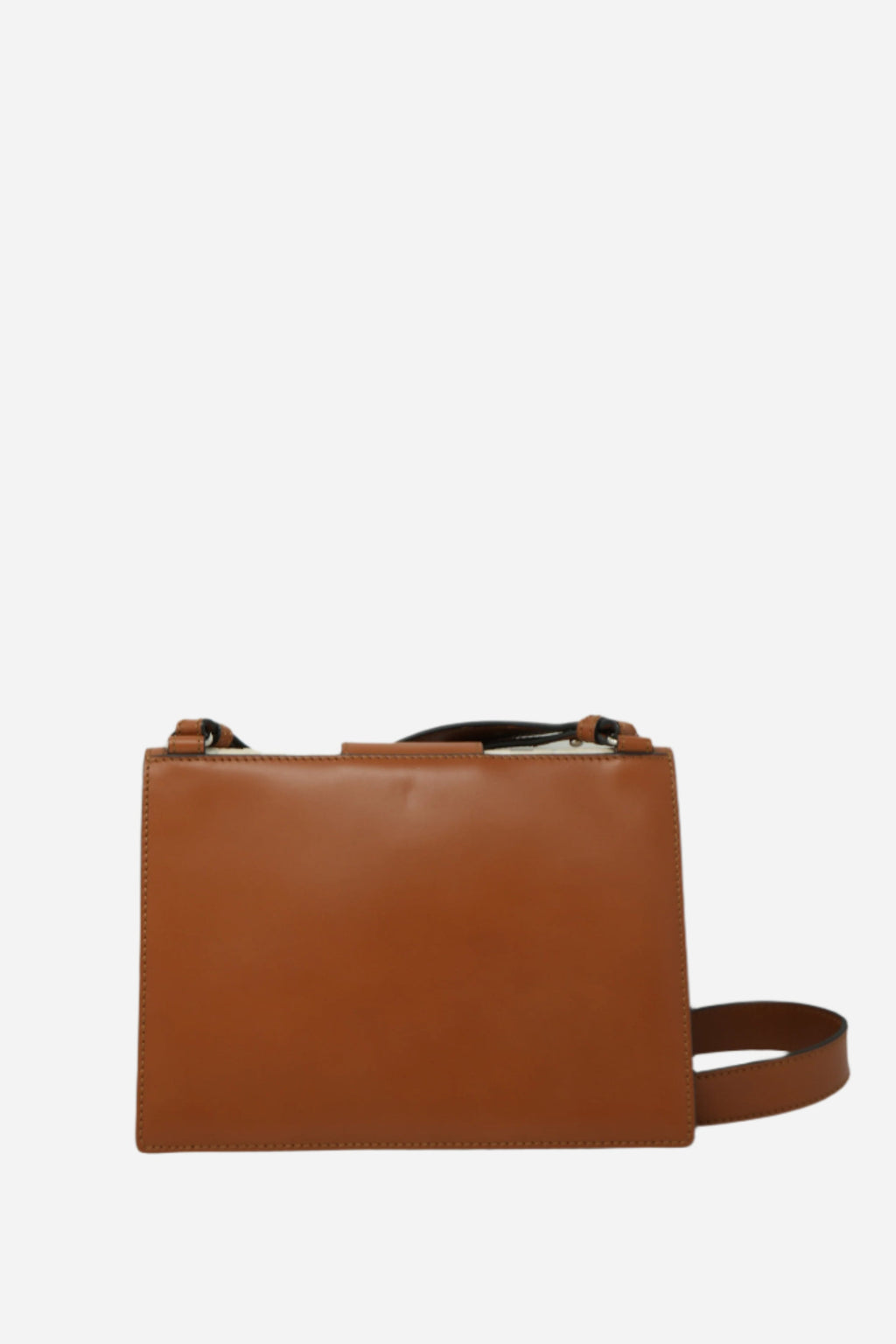 Fendi Canvas/Leather Flat Bauguette