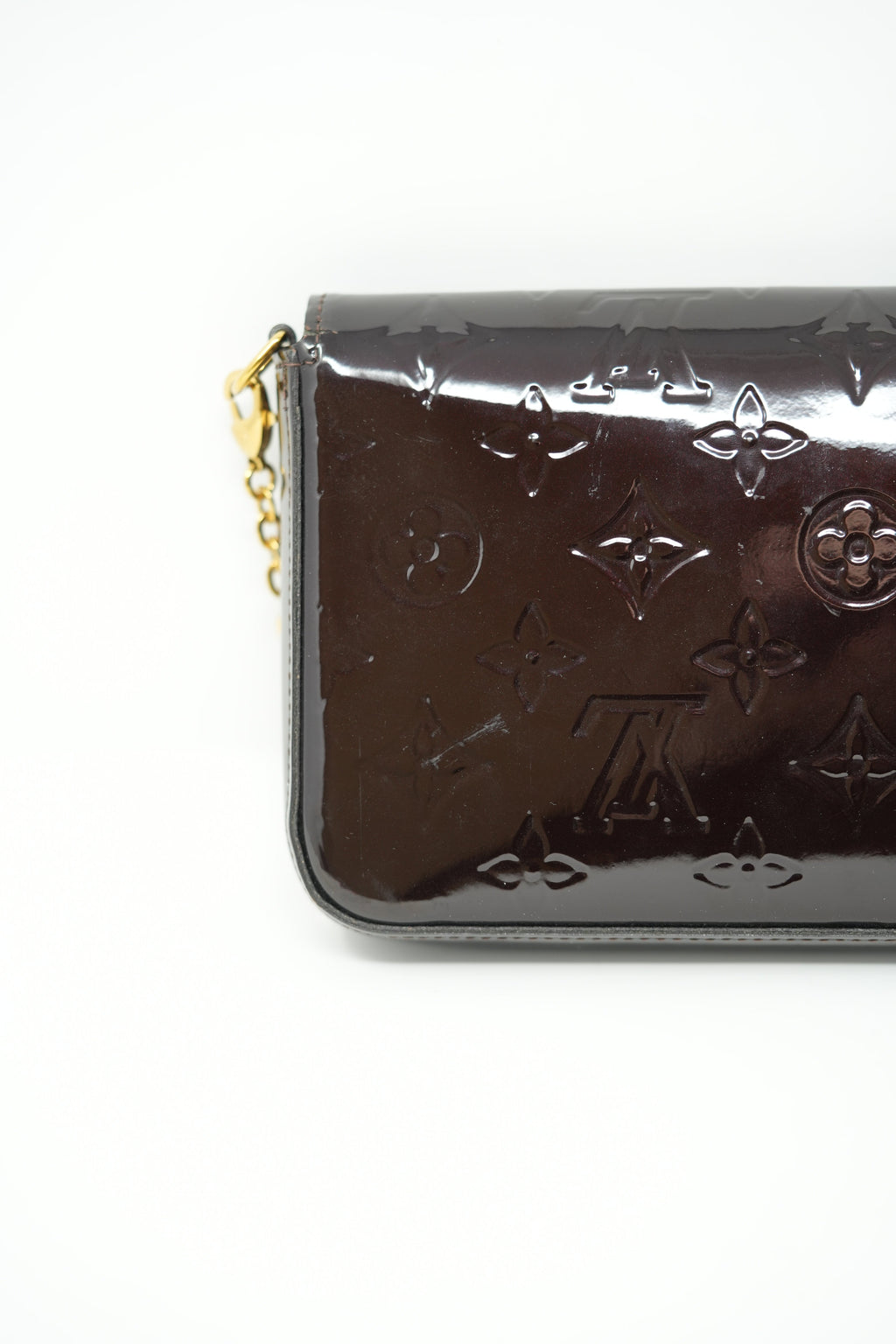 Louis Vuitton 2018 Patent Felicie Pochette Crossbody